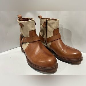 Vintage Foundry Co. Brown & Tan Ankle Boots